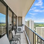 High-Floor Waikiki Ocean & Park View Condo-Free Parking